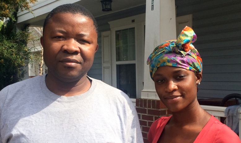 Jerome Roberts and his daughter Diana