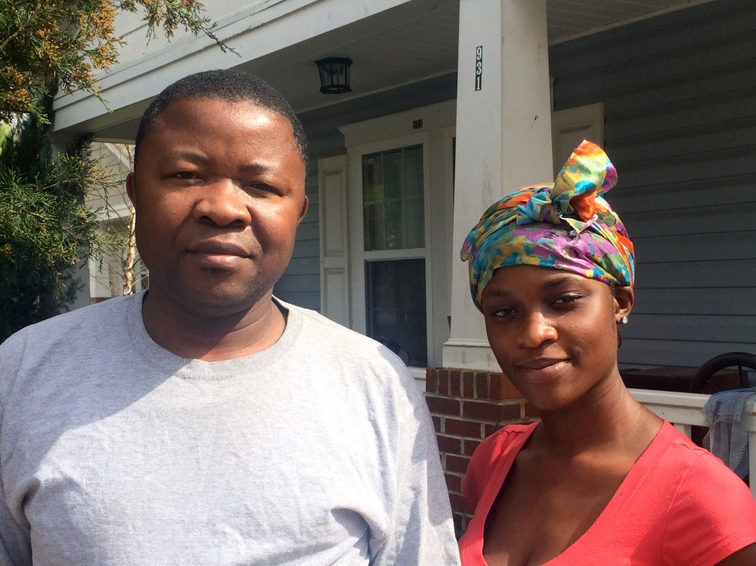 Jerome Roberts and his daughter Diana